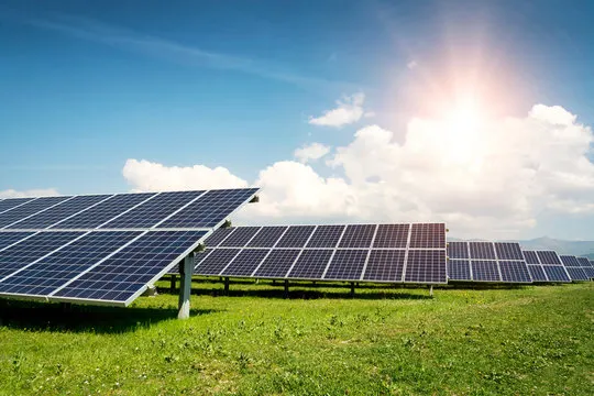 Solar panels with government support
